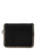 Stella Mccartney Women Black Shaggy Deer Falabella Wallet