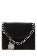 Stella Mccartney Women Black Shaggy Deer Falabella Wallet