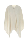 Fendi Women Ivory Wool Blend Cape