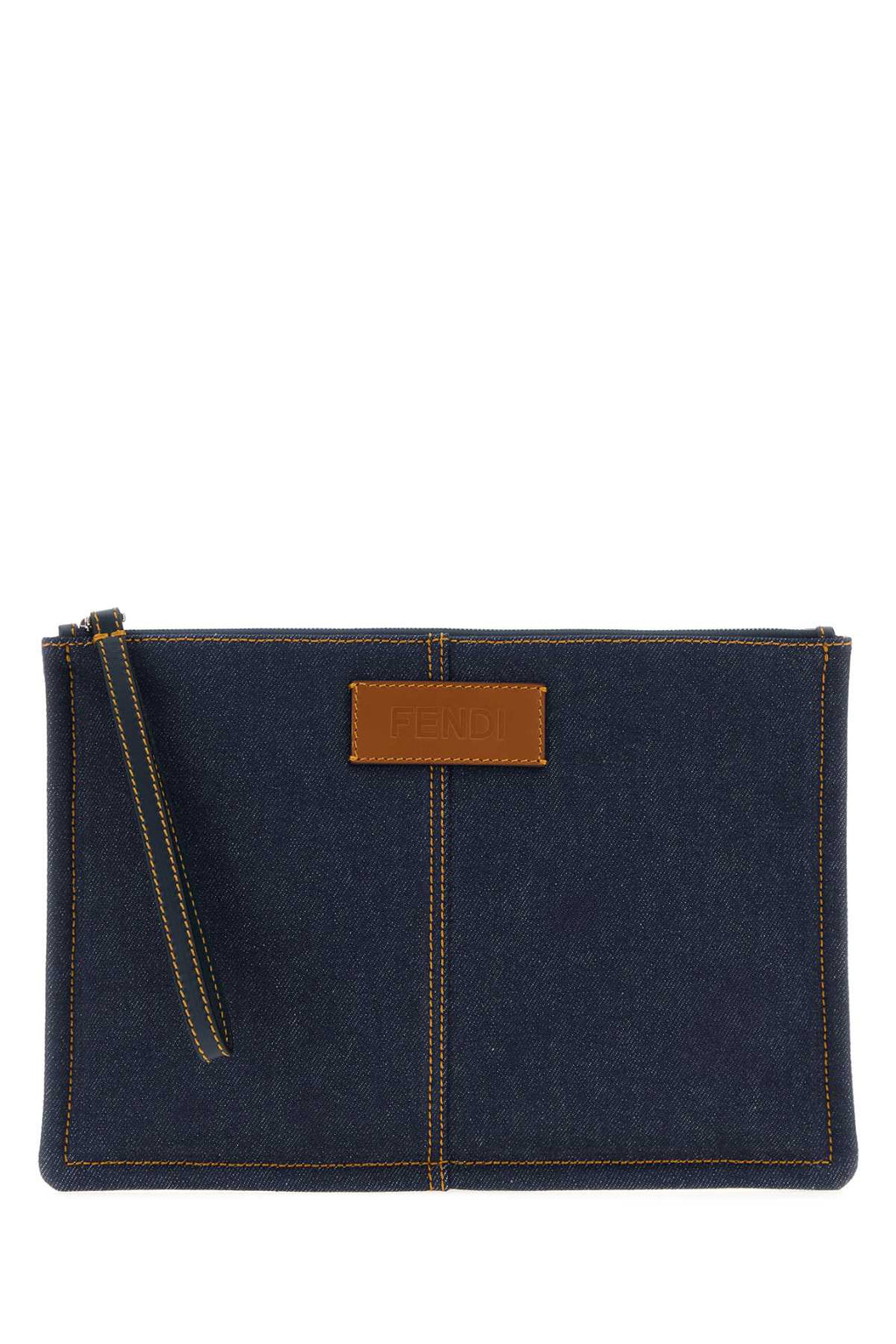 Fendi Men Denim Medium Clutch