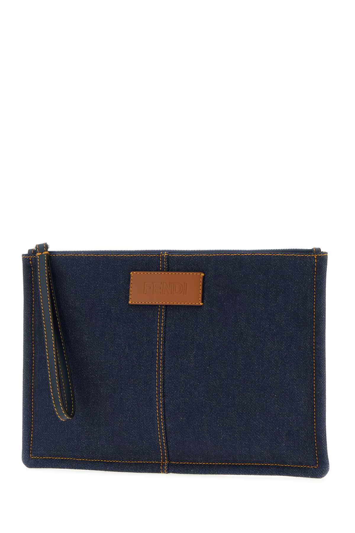 Fendi Men Denim Medium Clutch