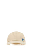 Fendi Men White Cotton Blend Baseball Cap