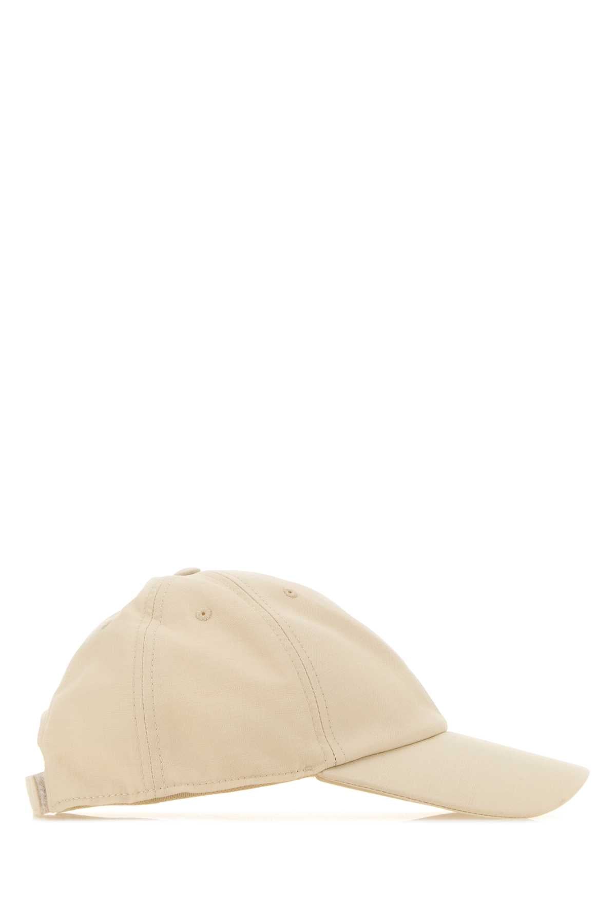 Fendi Men White Cotton Blend Baseball Cap