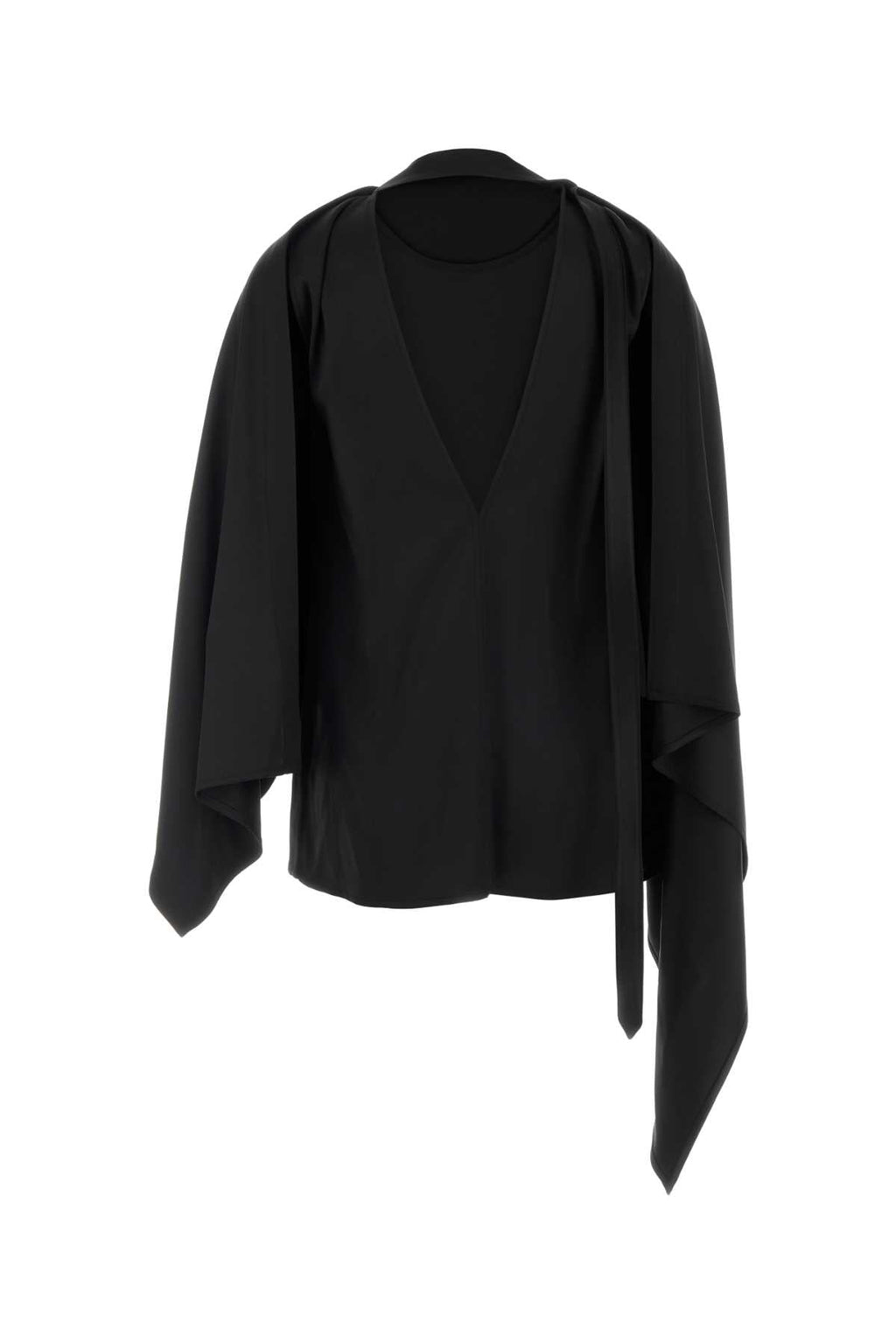 Bottega Veneta Women Black Satin Top