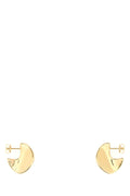 Bottega Veneta Women Gold Silver Small Disc Earrings