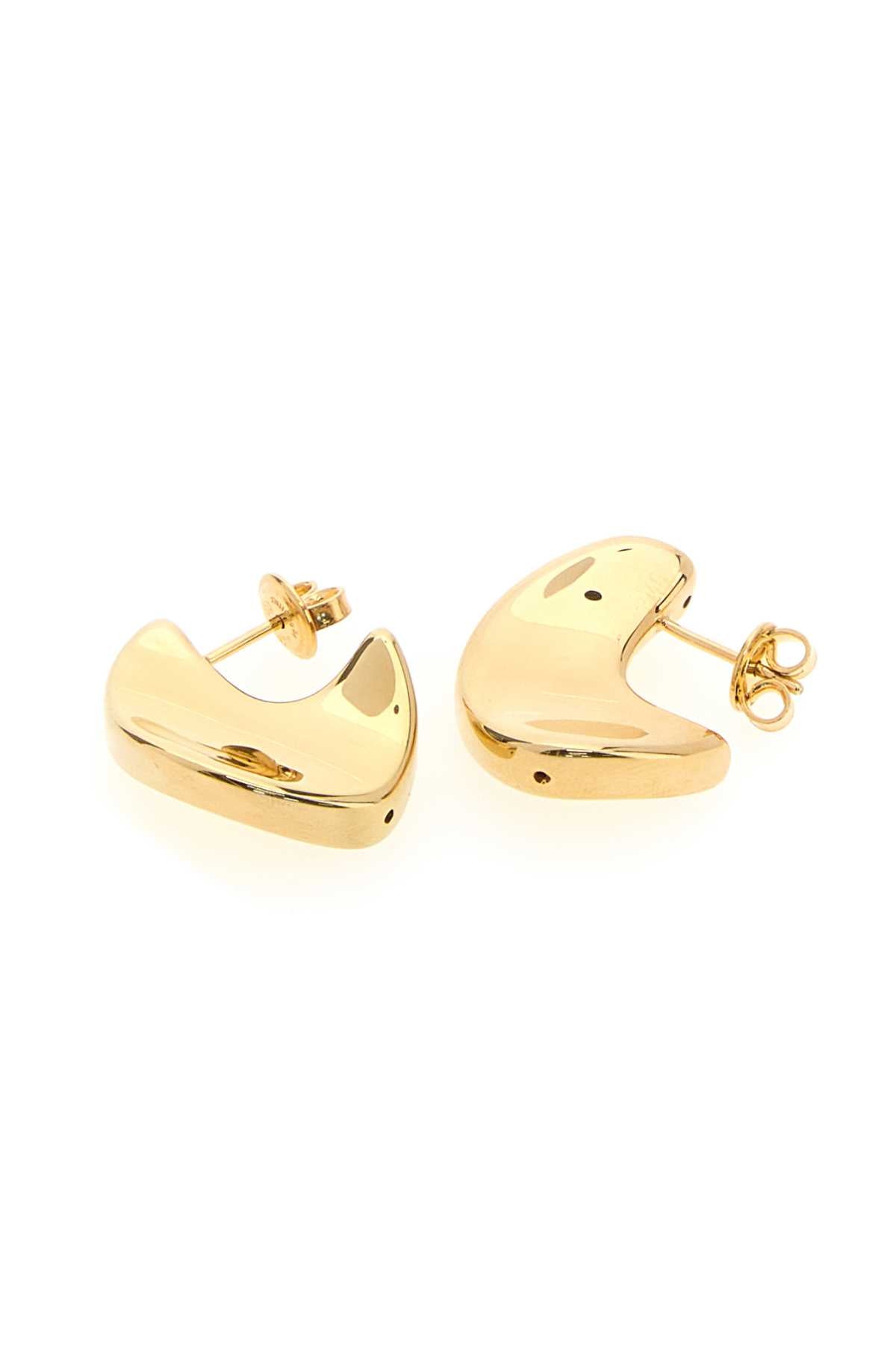 Bottega Veneta Women Gold Silver Small Disc Earrings