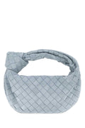 Bottega Veneta Women Light-Blue Suede Mini Jodie Handbag