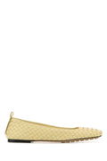 Bottega Veneta Women Yellow Leather Charlotte Ballerinas