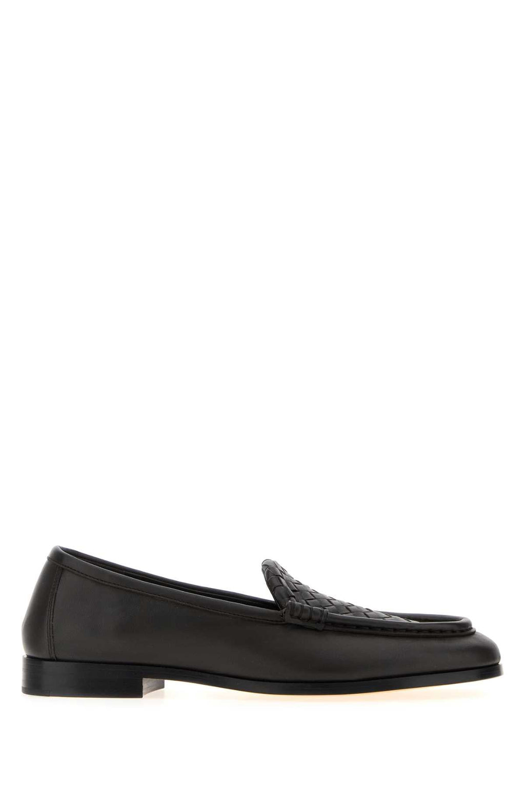 Bottega Veneta Women Dark Brown Leather Silenzio Loafers
