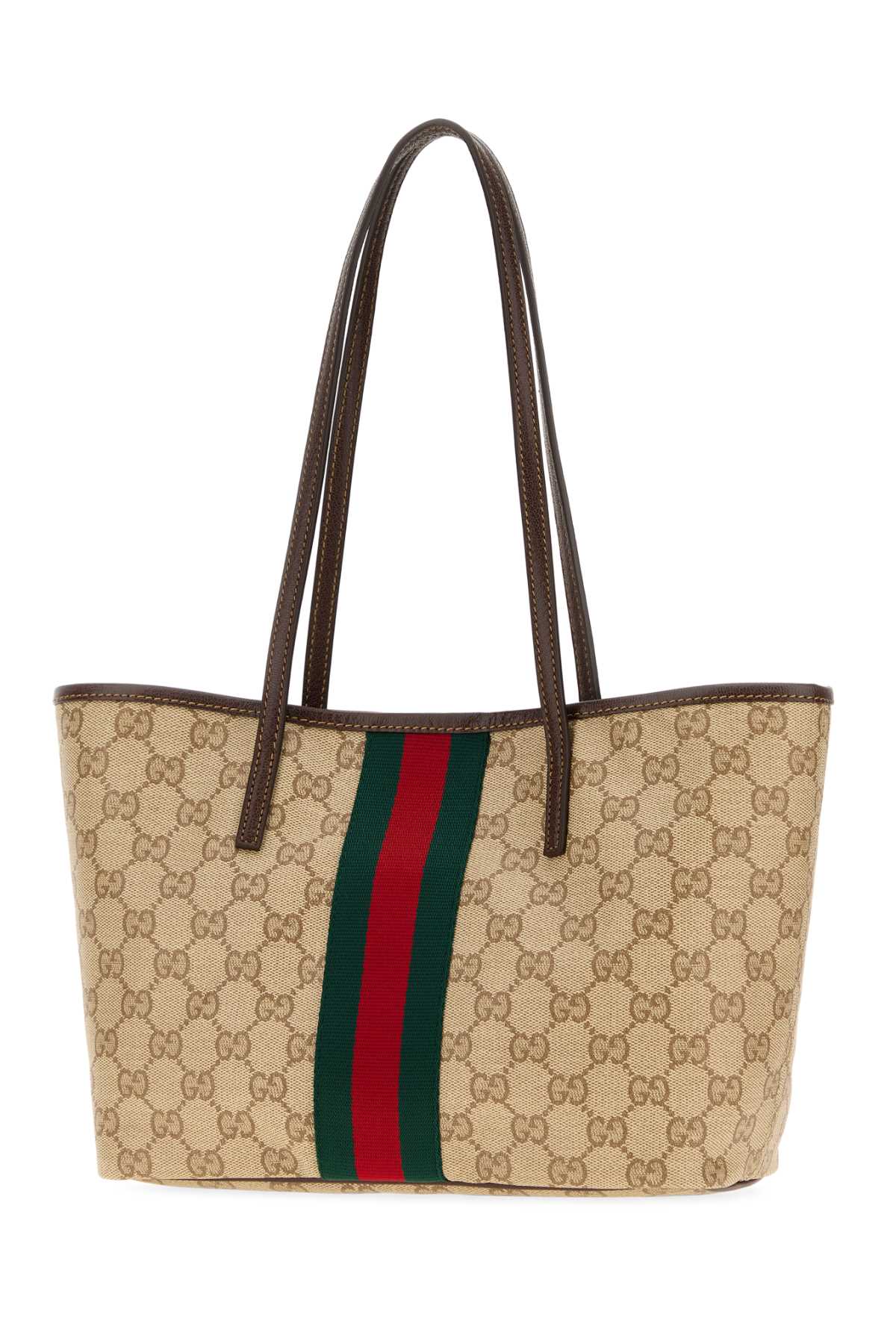 Gucci Women Printed Canvas Small Gucci Tribeca Shopping Bag