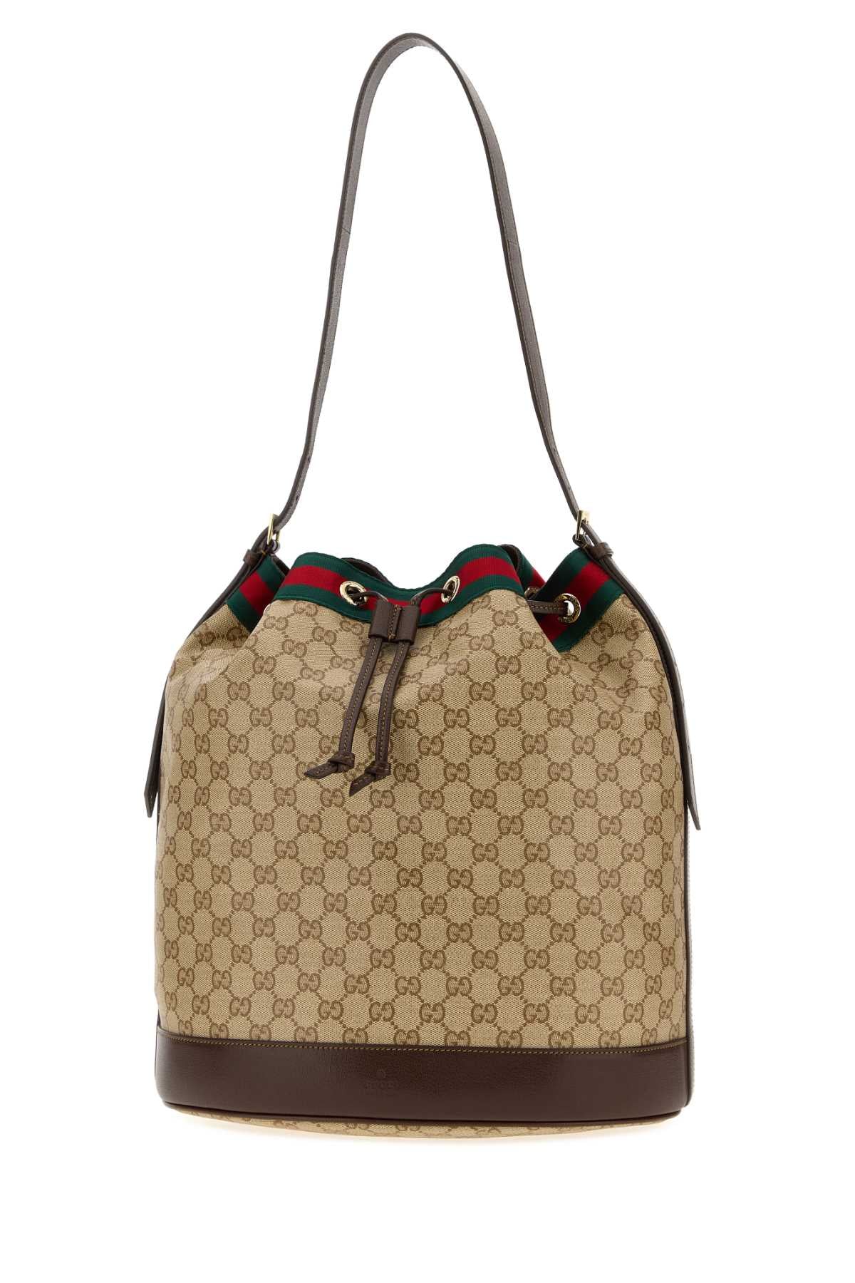Gucci Women Gg Canvas Bucket Bag