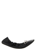 Gucci Women Black Leather Prima Ballerinas