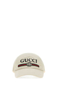 Gucci Men Sand Canvas Baseball Cap