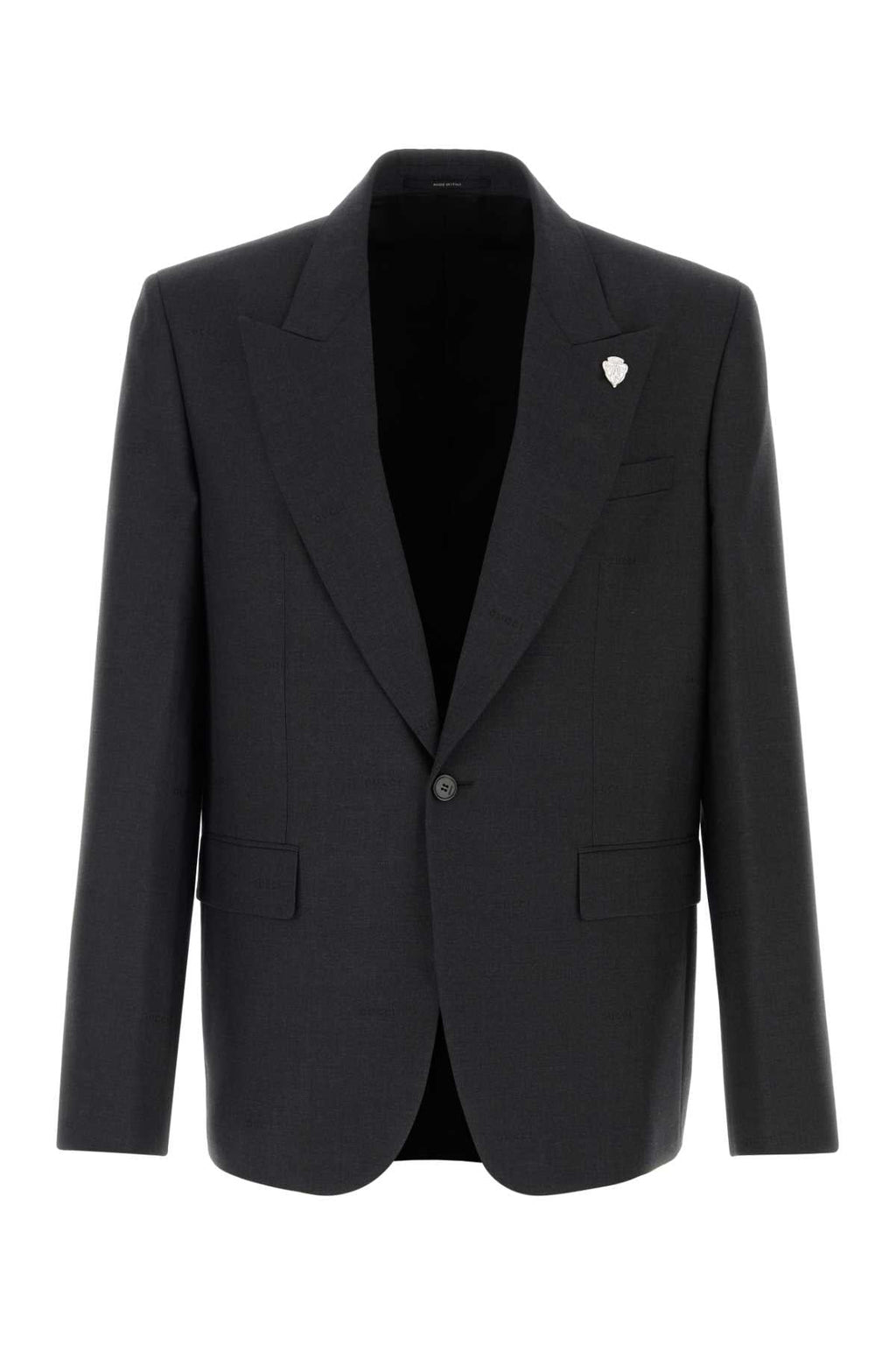 Gucci Men Graphite Wool Blazer