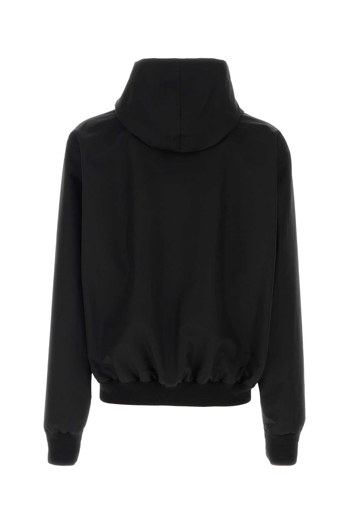 Gucci Men Black Cotton Reversible Jacket