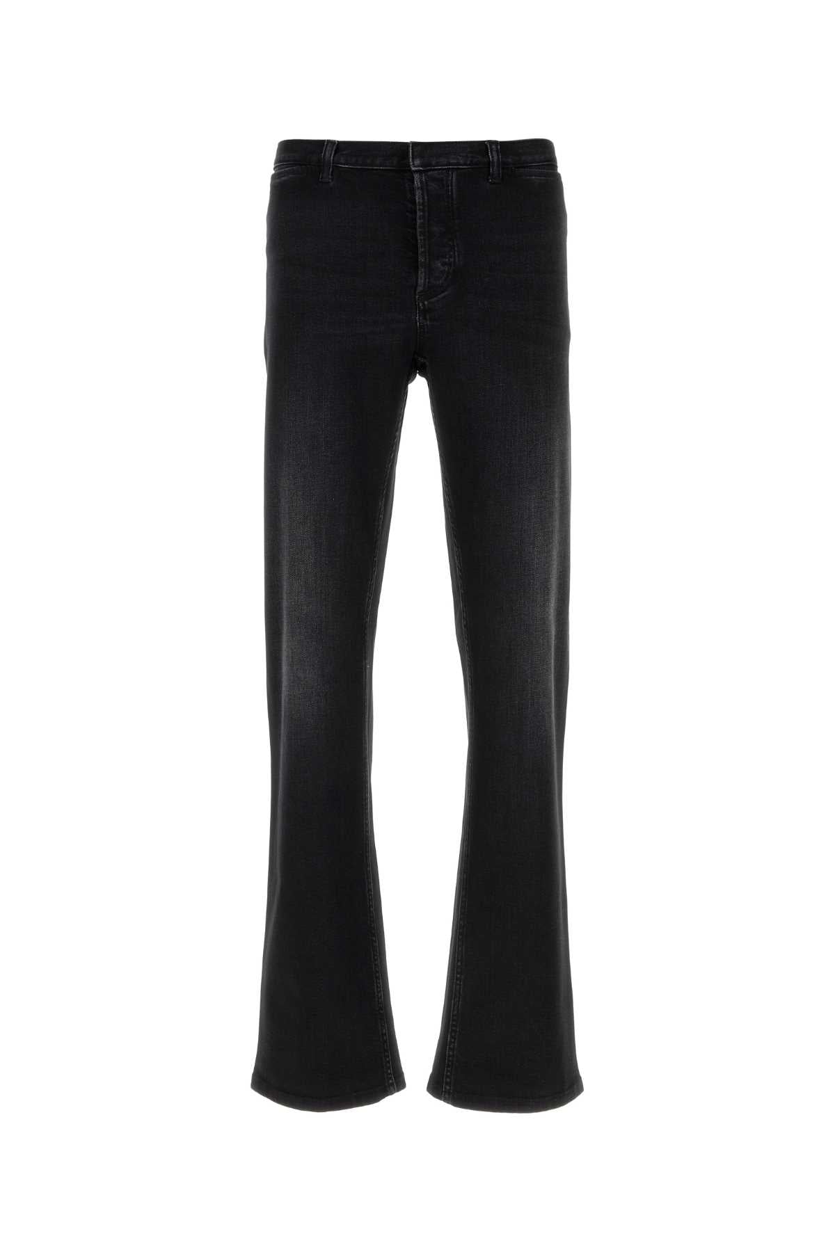 Gucci Men Black Stretch Denim Jeans