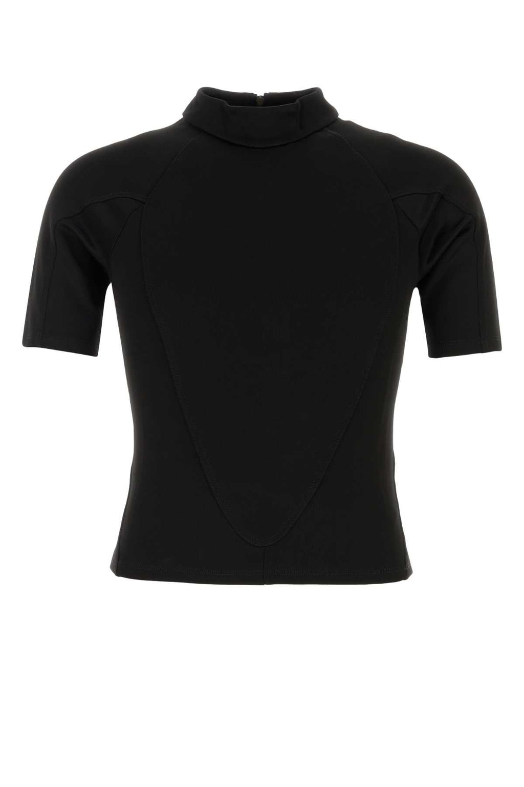 Gucci Men Black Tech Fabric T-Shirt
