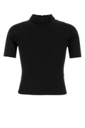 Gucci Men Black Tech Fabric T-Shirt