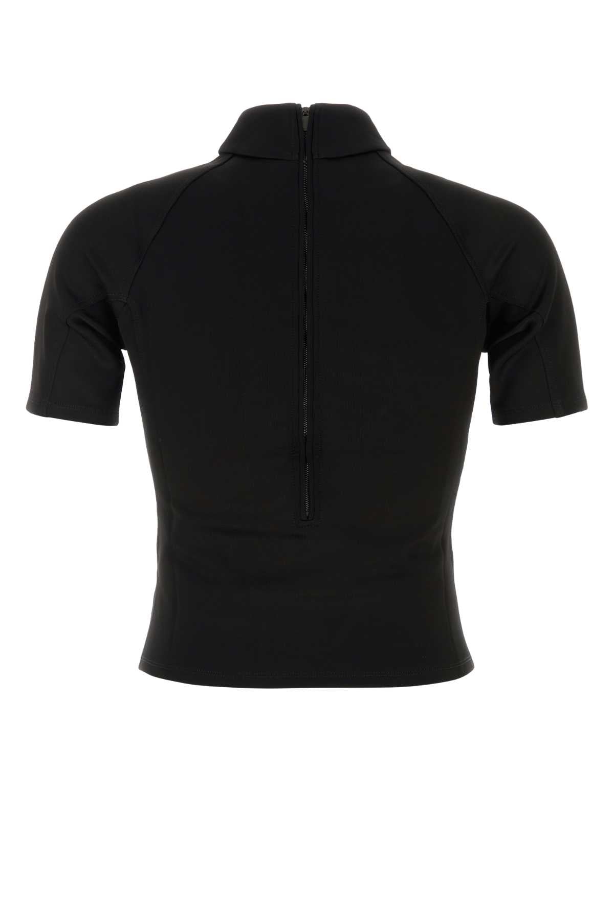Gucci Men Black Tech Fabric T-Shirt