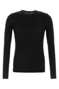 Gucci Men Black Jersey T-Shirt