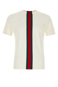 Gucci Men White Knit T-Shirt