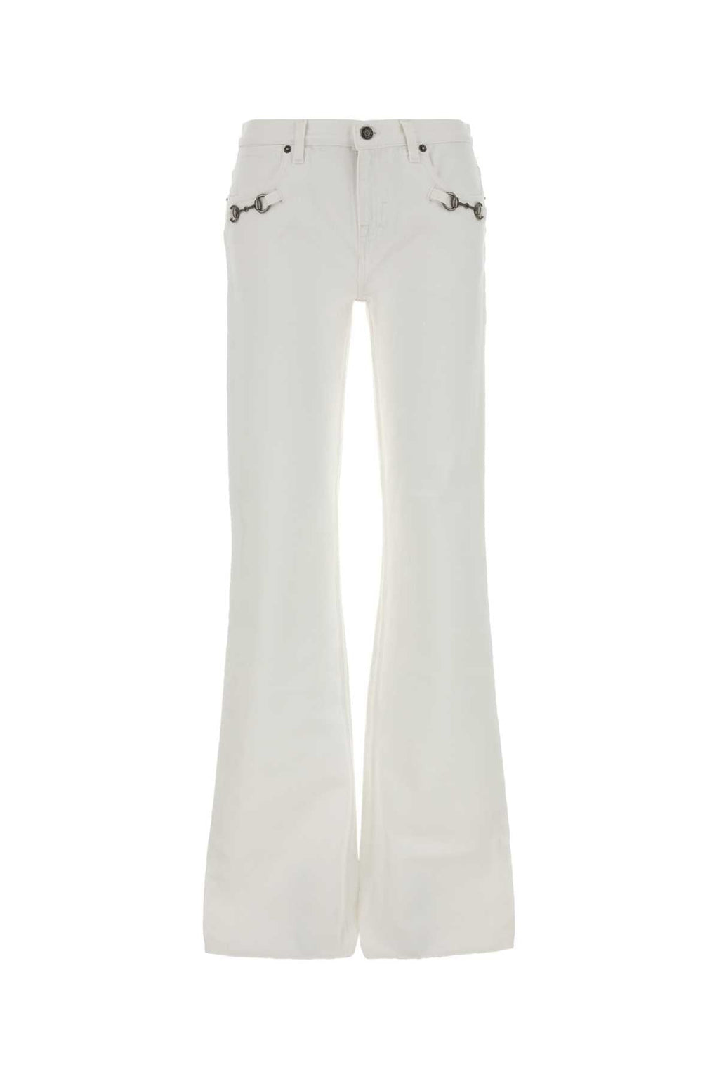 Gucci Women White Denim Jeans