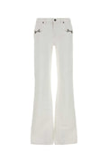 Gucci Women White Denim Jeans