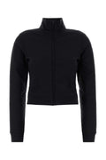 Gucci Women Black Gg Jacquard Sweatshirt