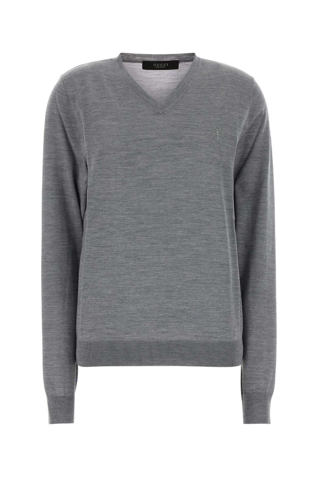 Gucci Women Grey Wool Sweater