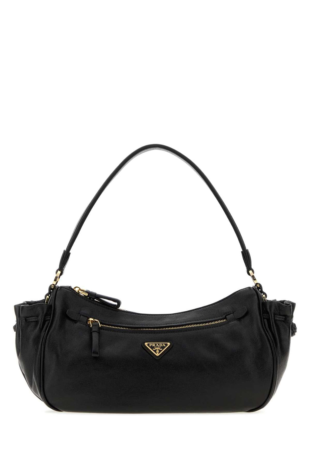 Prada Women Black Leather Small Shoulder Bag