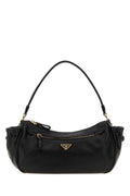 Prada Women Black Leather Small Shoulder Bag