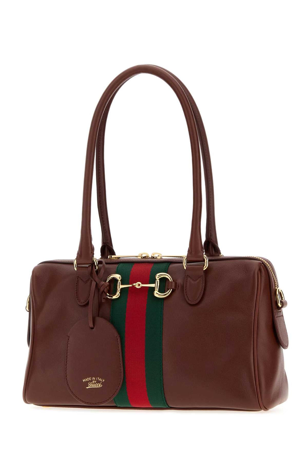 Gucci Women Chocolate Leather Medium Borsetto Handbag