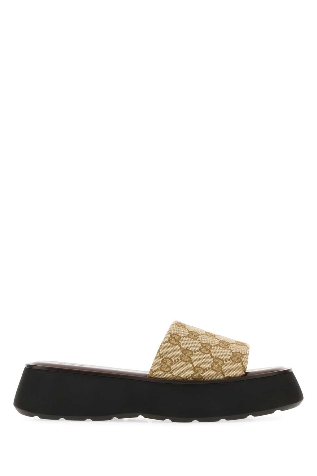 Gucci Women Gg Canvas Slippers