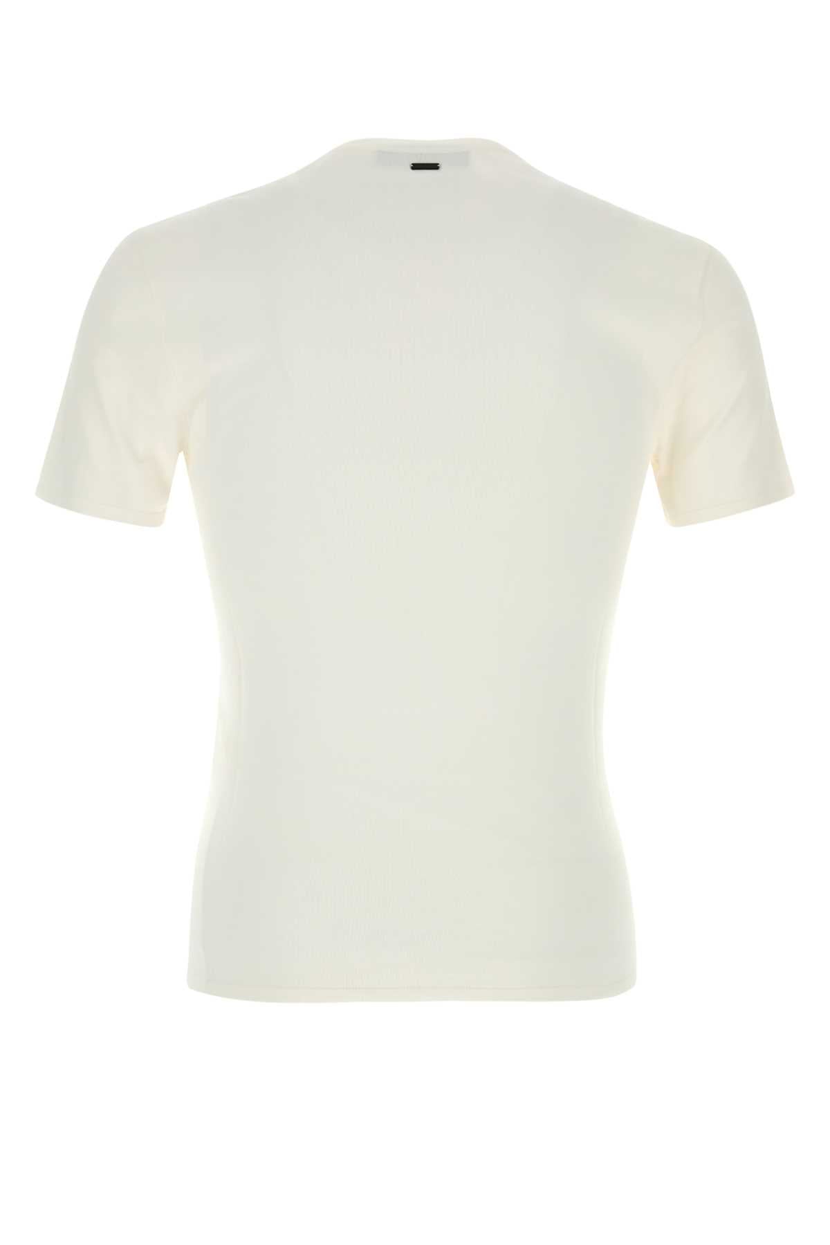 Gucci Men White Knit T-Shirt