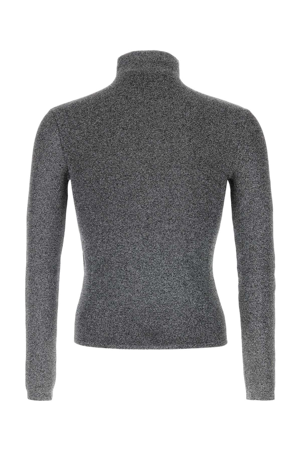 Gucci Men Black Stretch Jersey Sweater