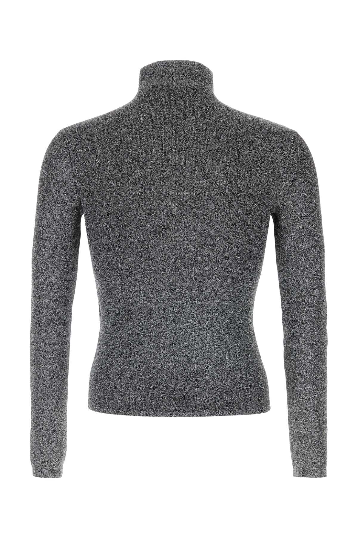 Gucci Men Black Stretch Jersey Sweater