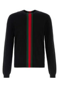 Gucci Men Black Cashmere Sweater