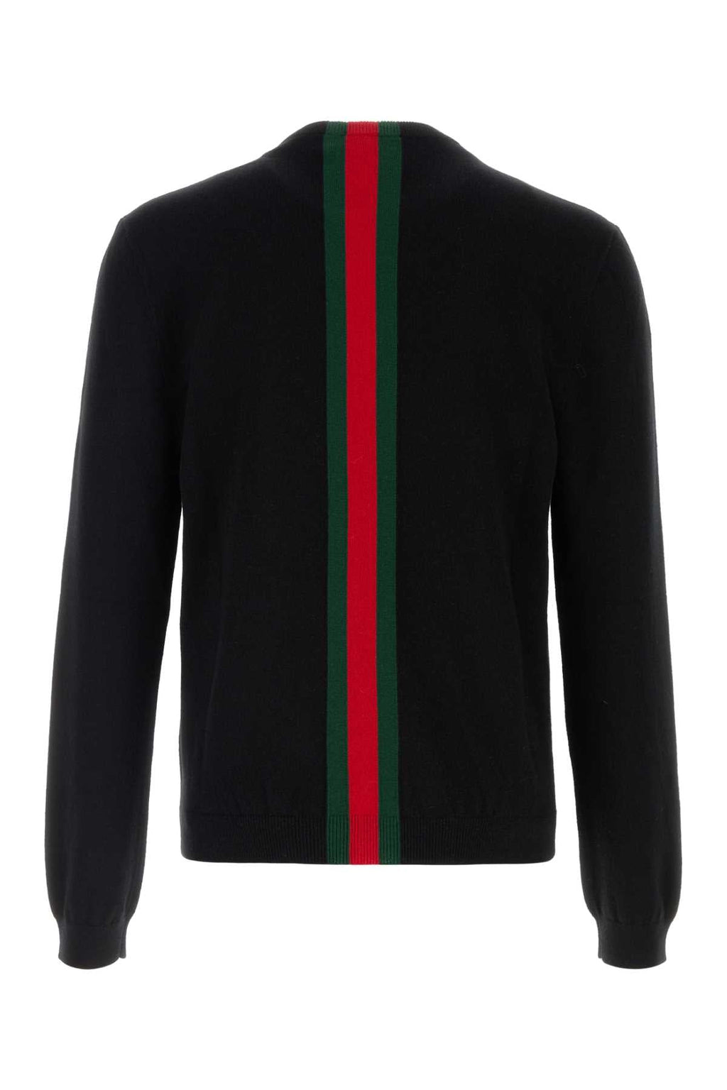 Gucci Men Black Cashmere Sweater
