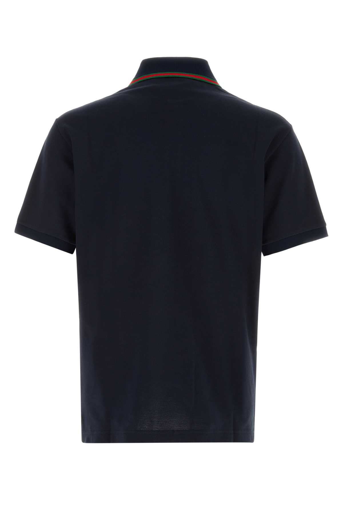Gucci Men Midnight Blue Piquet Polo Shirt