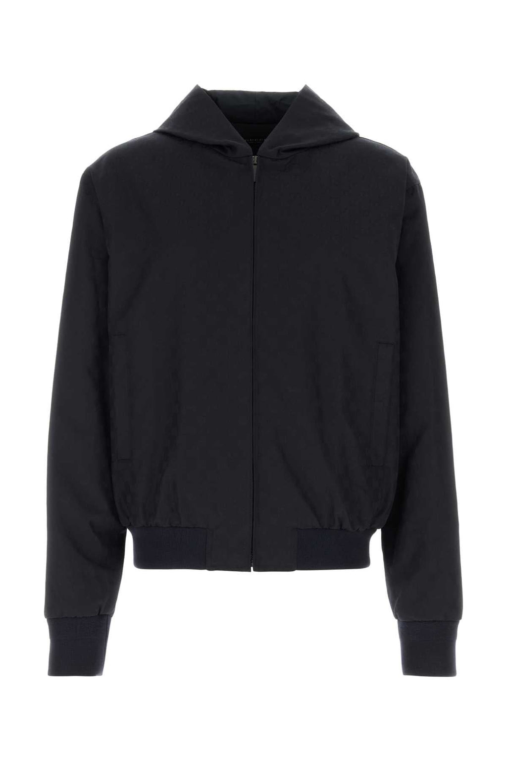 Gucci Men Dark Blue Gg Cotton Jacket