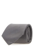 Gucci Men Grey Jacquard Tie
