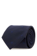 Gucci Men Midnight Blue Jacquard Tie