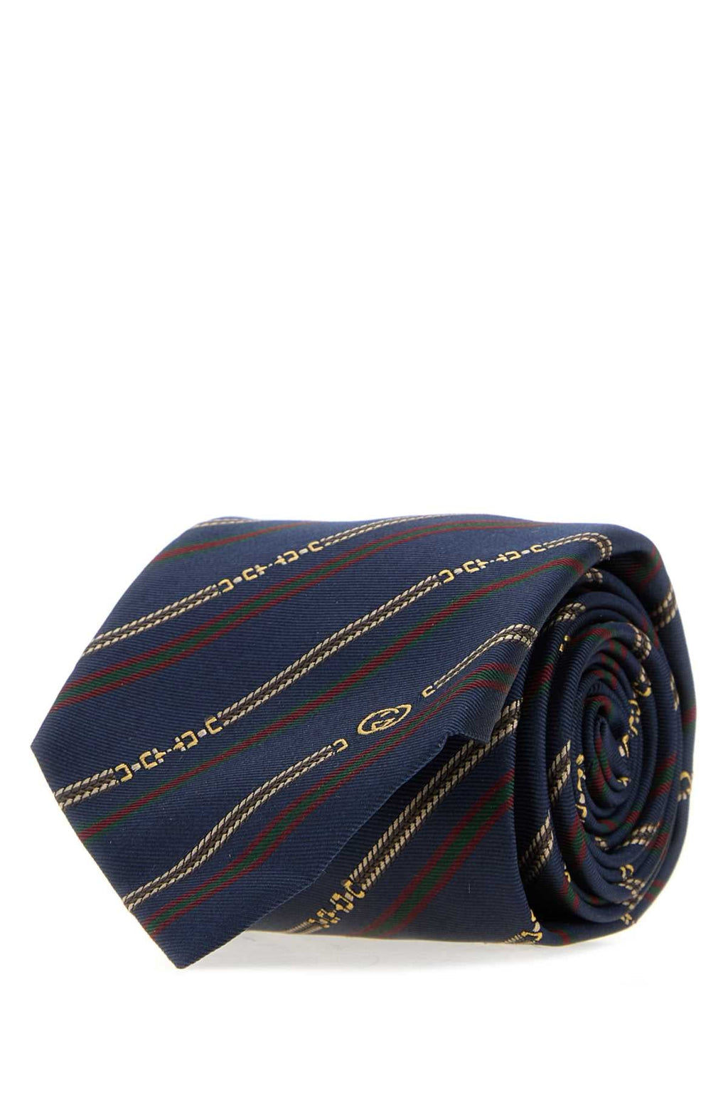 Gucci Men Embroidered Jacquard Tie