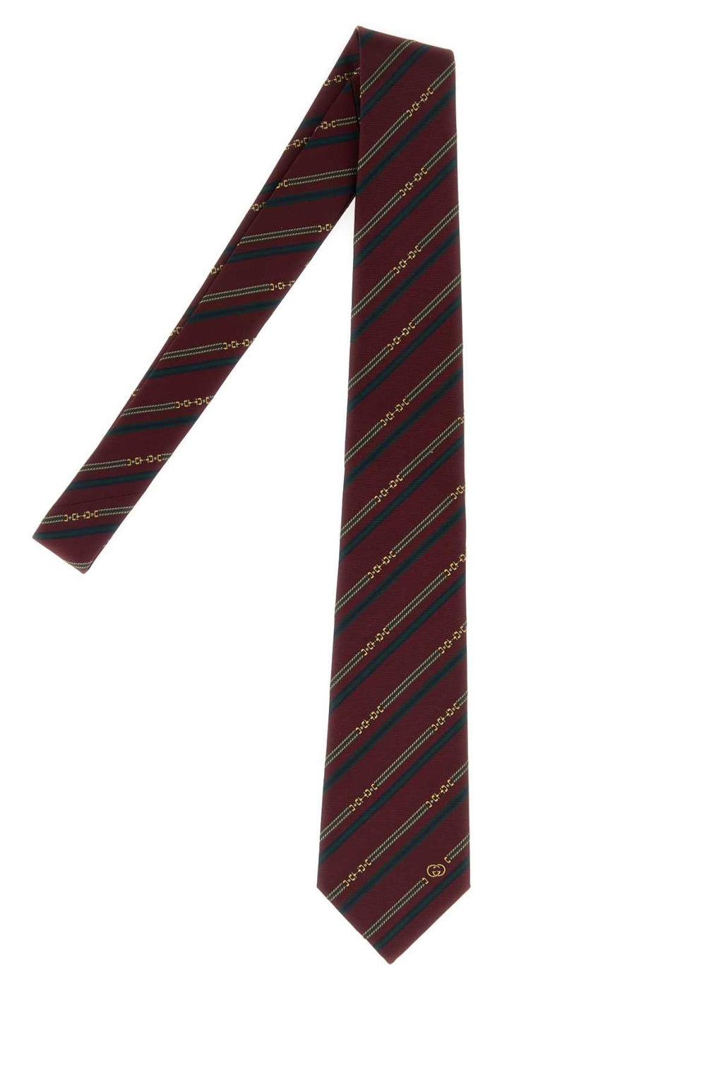 Gucci Men Embroidered Jacquard Tie