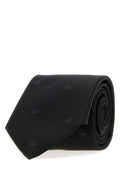 Gucci Men Black Jacquard Tie