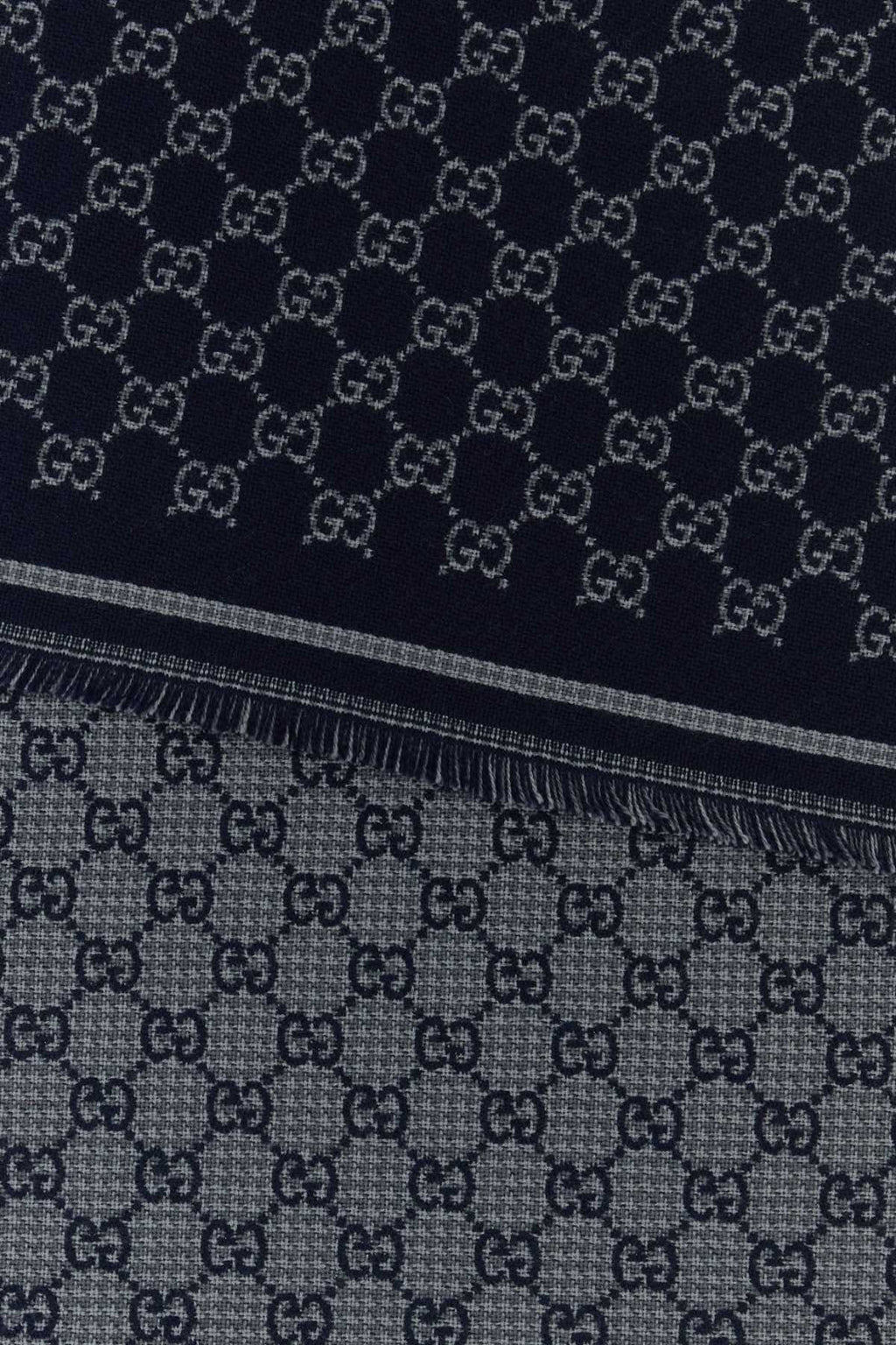 Gucci Men Gg Jacquard Scarf