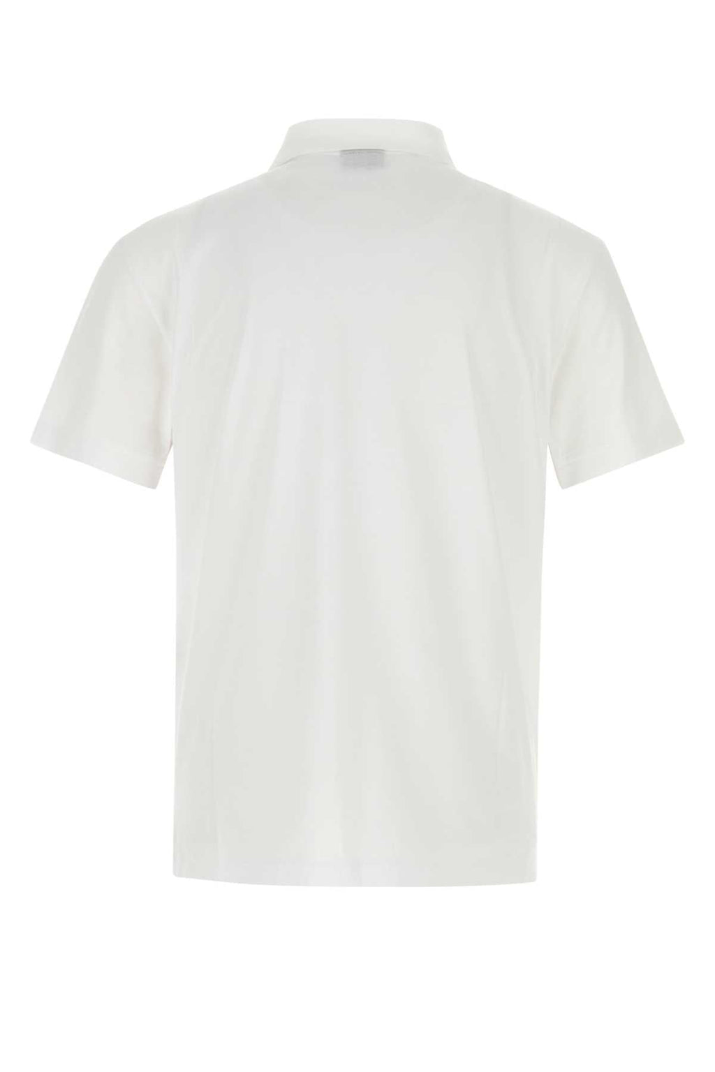 Gucci Men White Cotton Polo Shirt