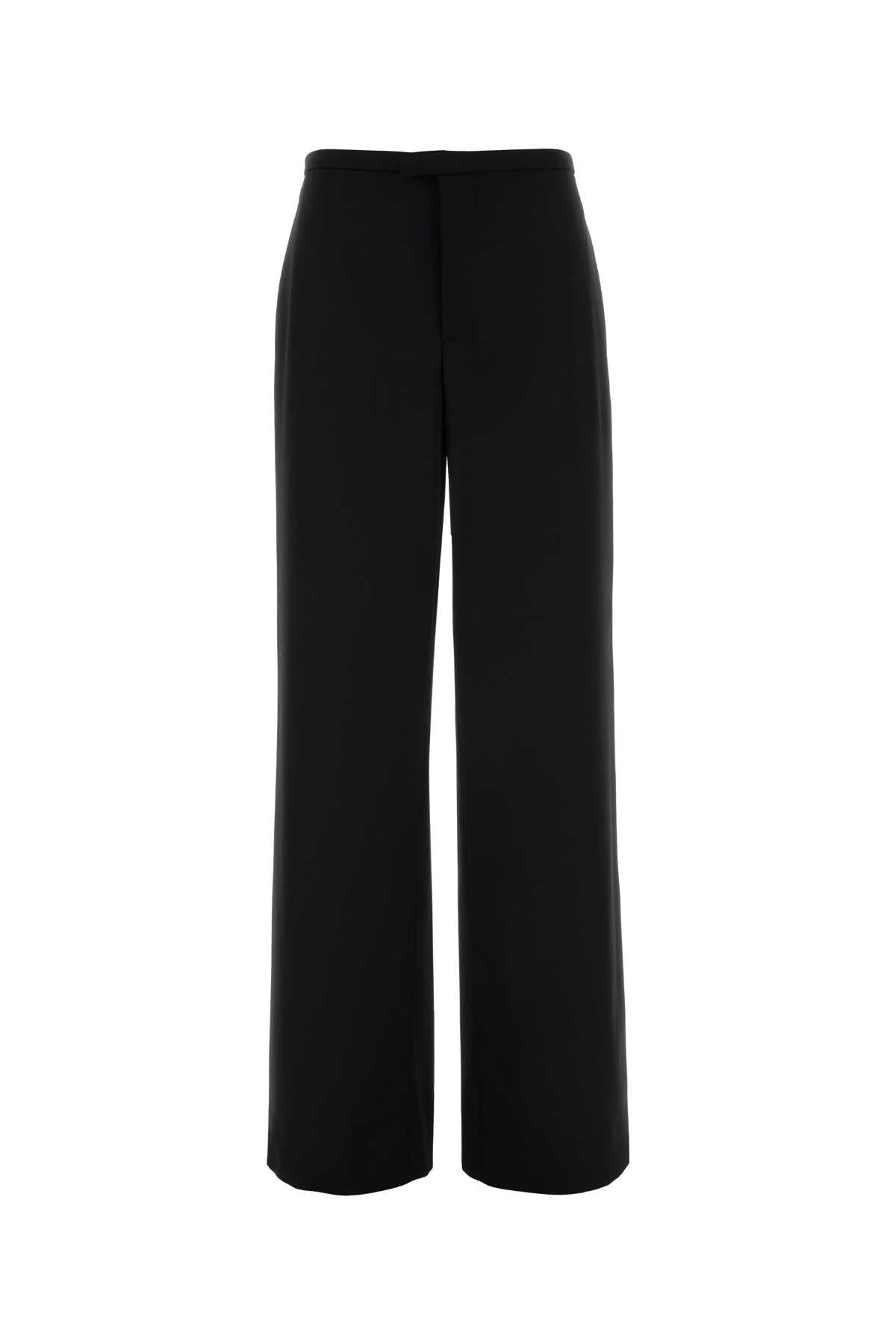 Gucci Women Black Wool Palazzo Pant