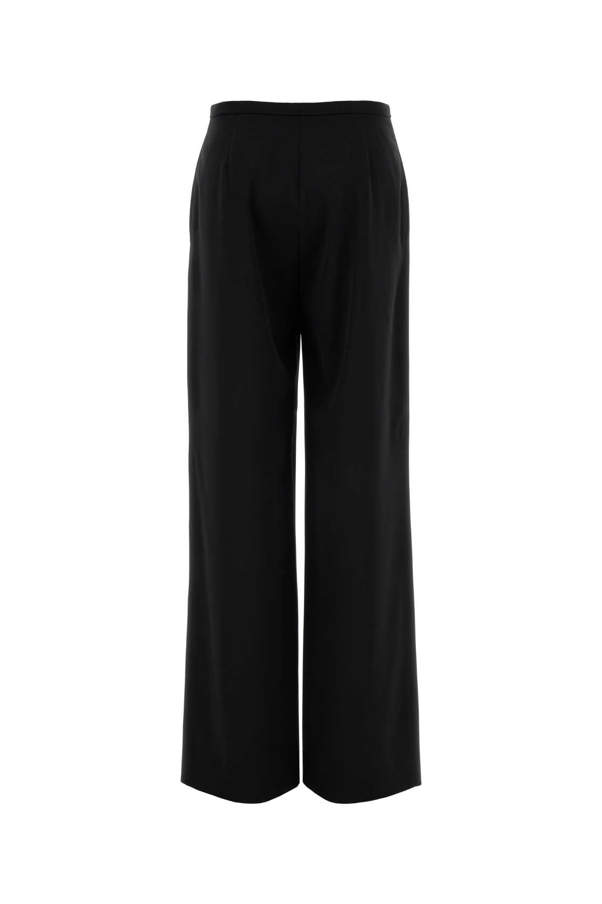 Gucci Women Black Wool Palazzo Pant