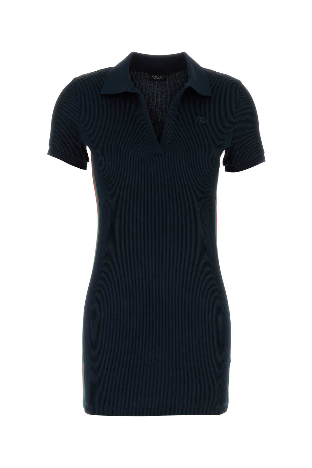 Gucci Women Navy Blue Jersey Polo Dress